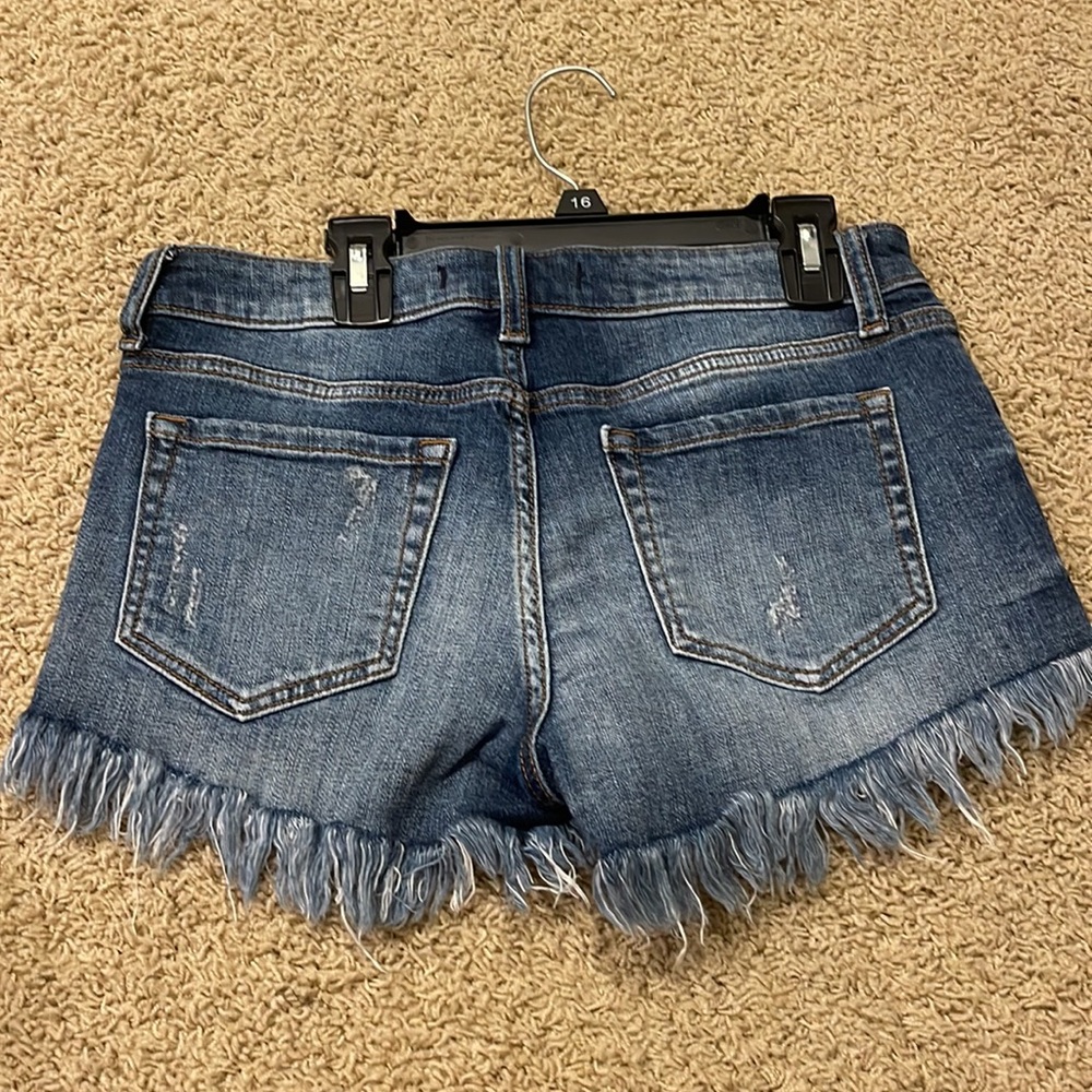 LOW RISE JEAN SHORTS - Picture 3 of 4